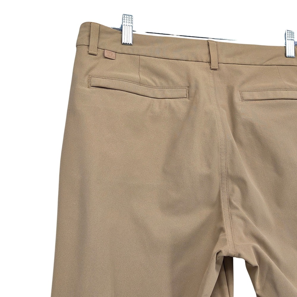VRST Men 34 x 28.5‎ Limitless Performance Chino Pants Khaki 5 Pocket Preppy